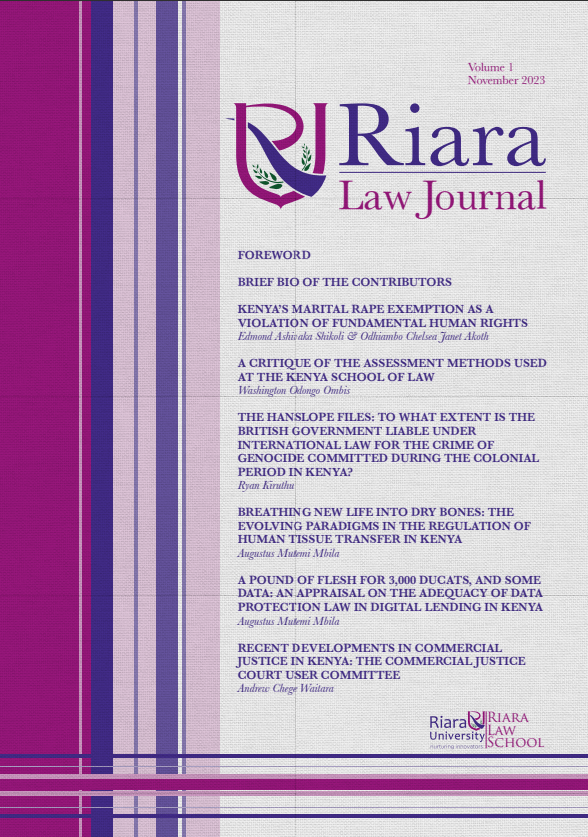 Riara Law Journal